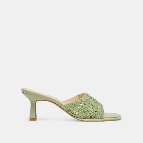 maylah heels sage macrame 1