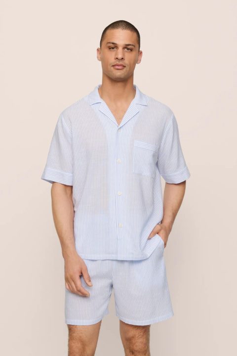 mens nautico short pj set 1