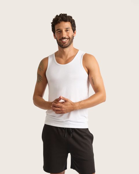 mens tank top white 1