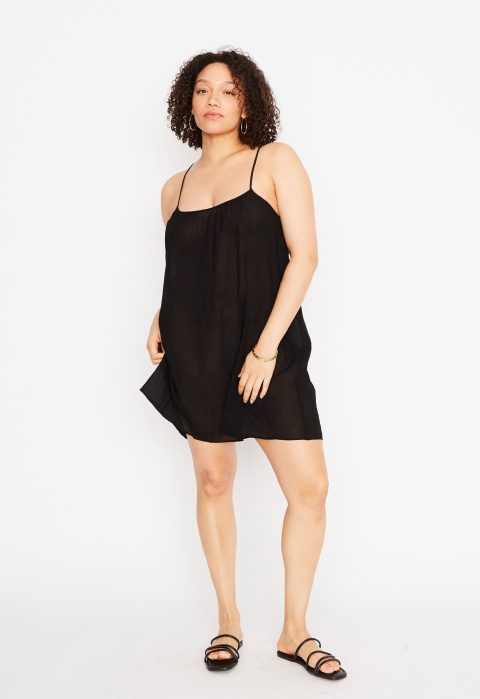 mini slip in black 1