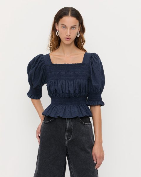 nicola smocked blouse 1