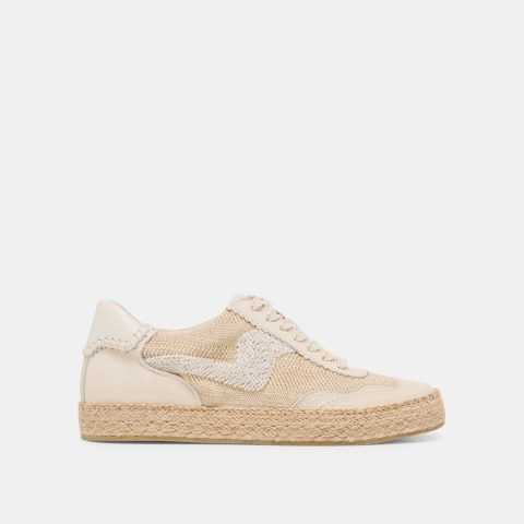 notice espadrille bead sneakers natural multi burlap 1