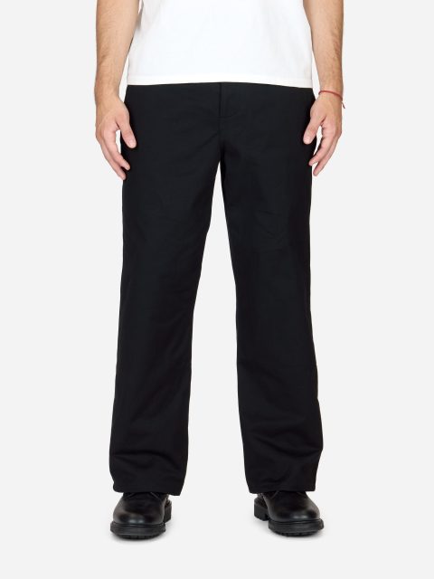 officer chino black twill 1