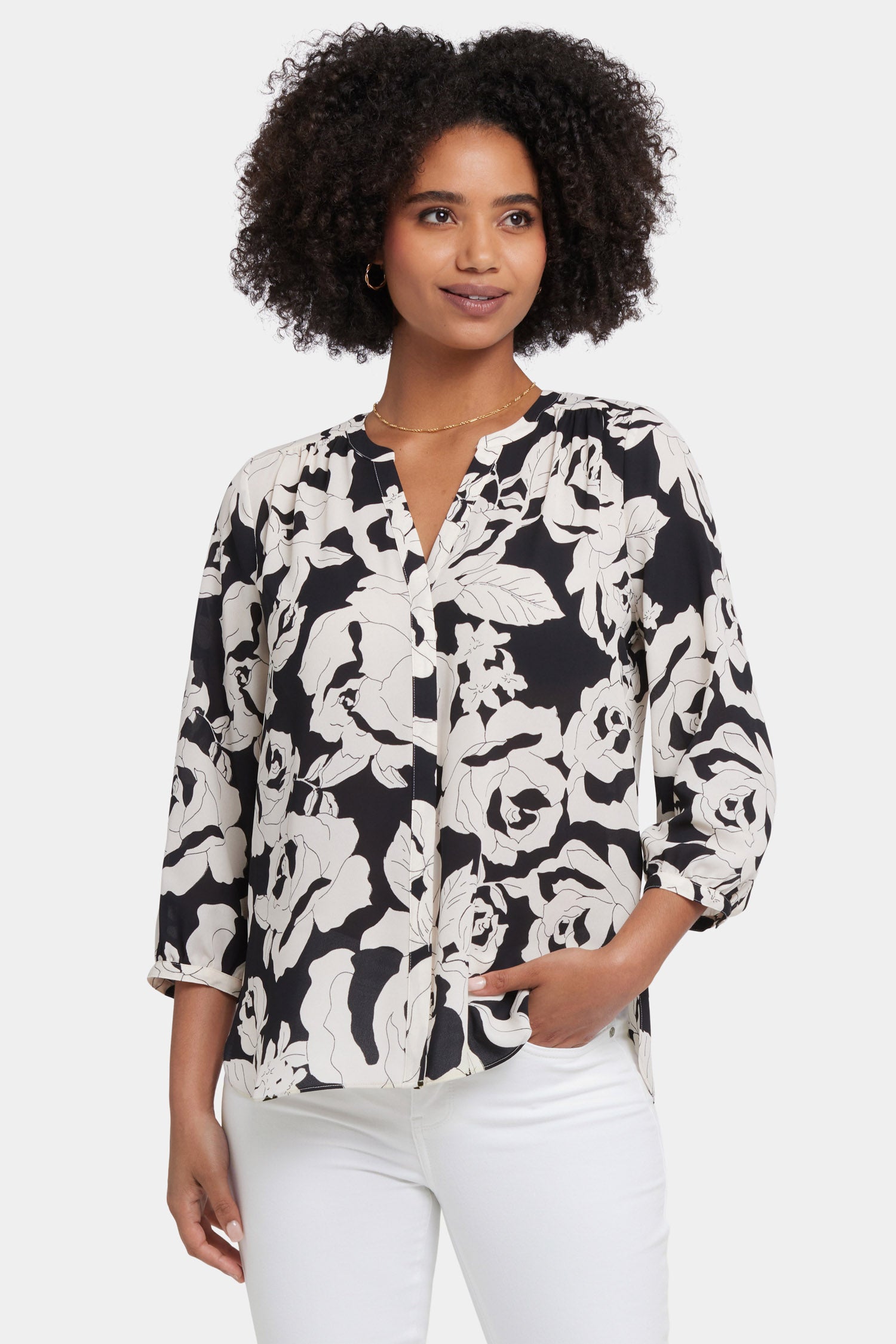 pintuck blouse la solana 1