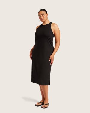 racerback dress black 1