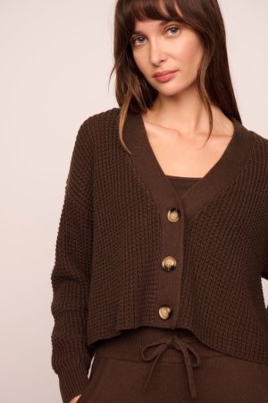 recycled sweater cropped cardigan 1