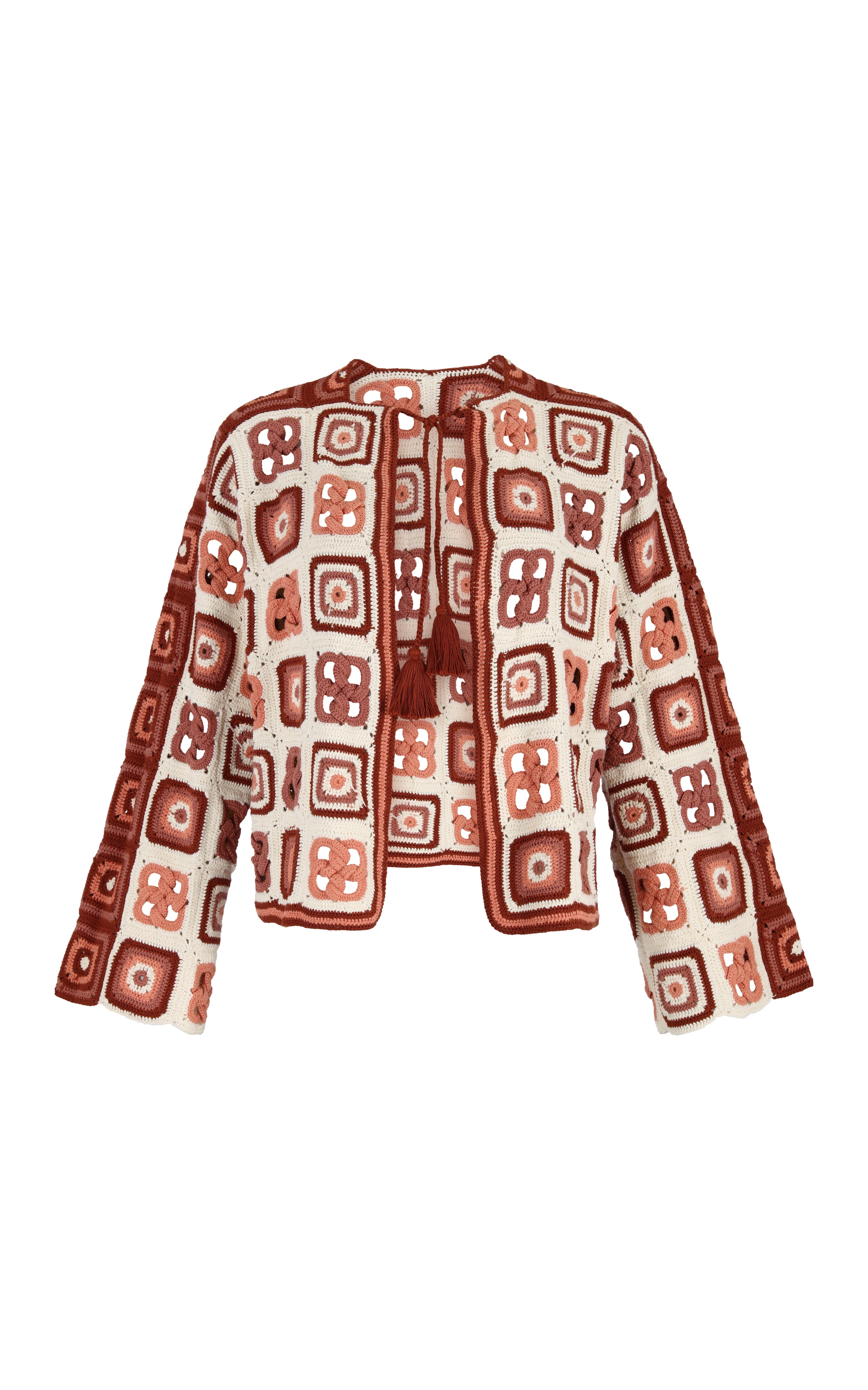 santeria cardigan ivorybrown 1
