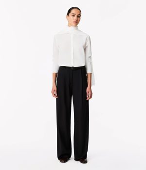 signature bow blouse off white 1