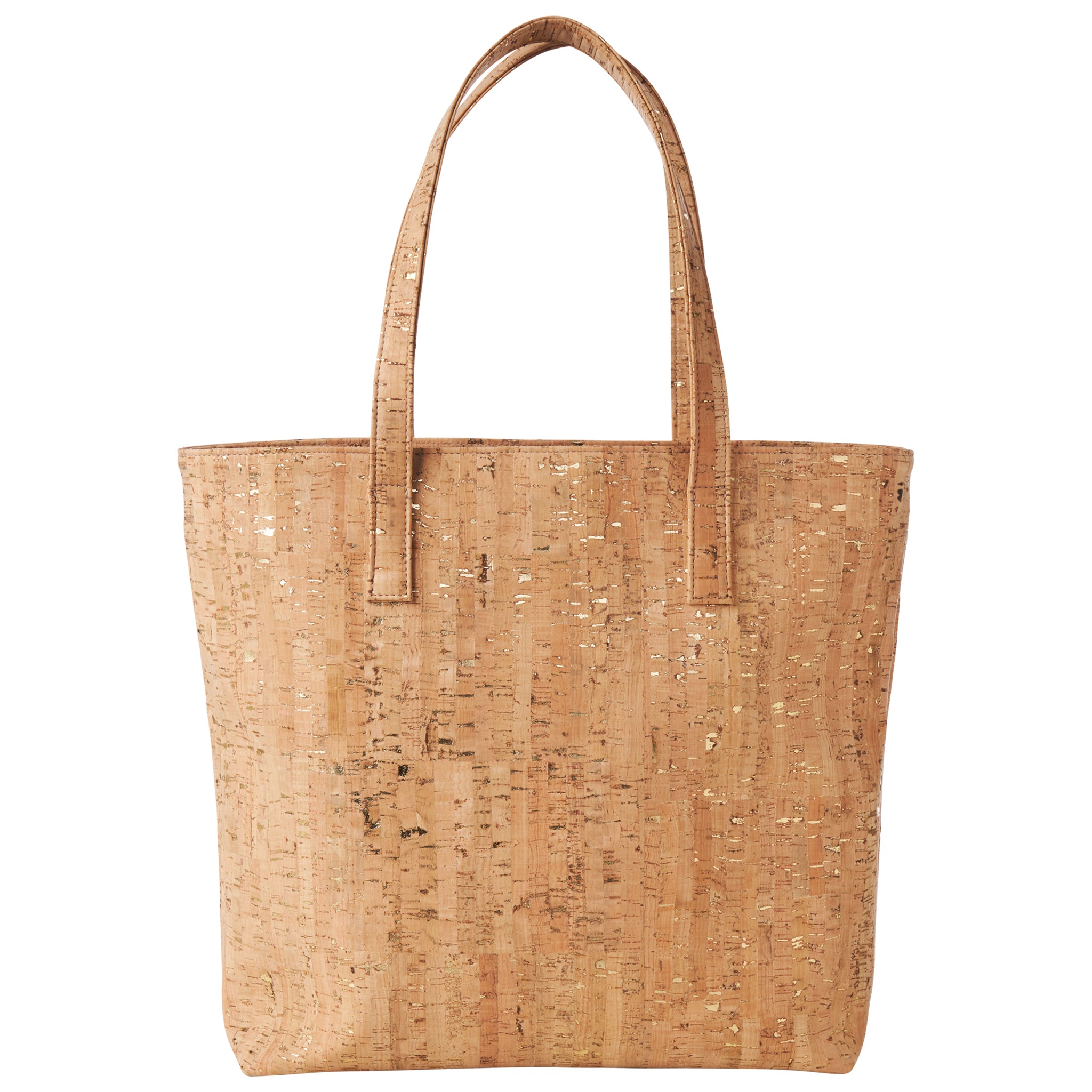 simma tote gold speckled cork 3 1