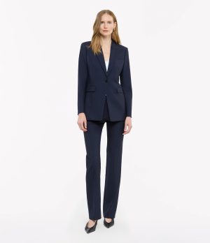 single button jacket navy 1