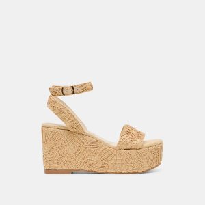 talisa wedges natural macrame 1