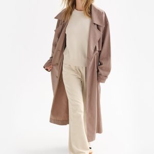tencel twill trench coat 1