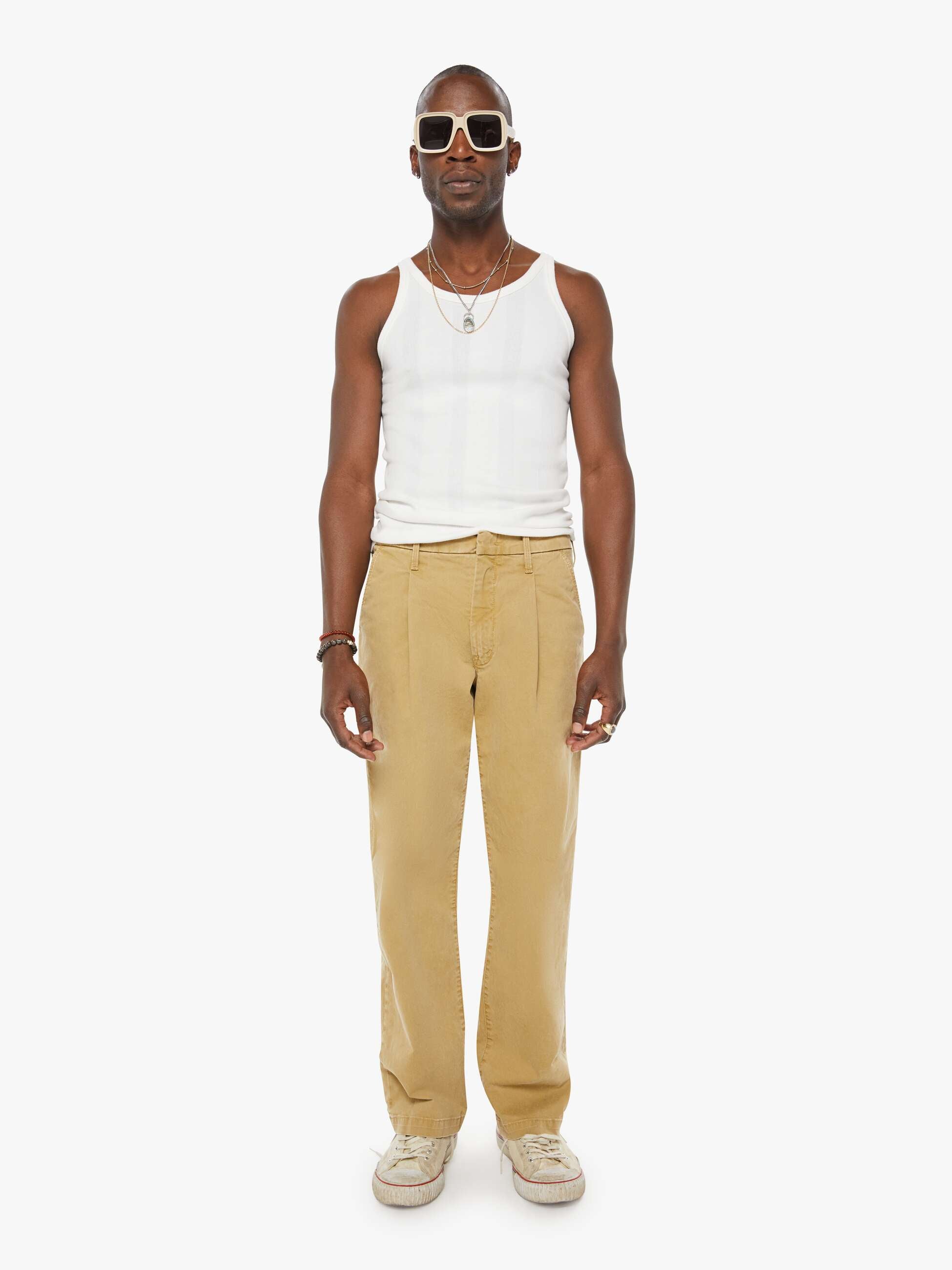 the pleated big shot prep khaki 1