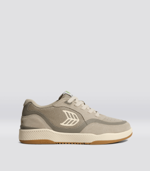 uba pro suede and mesh plaza taupe almond milk logo 1