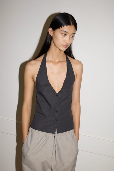 waist halter black stripe 1