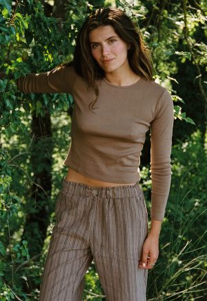 washed stripe trouser 1