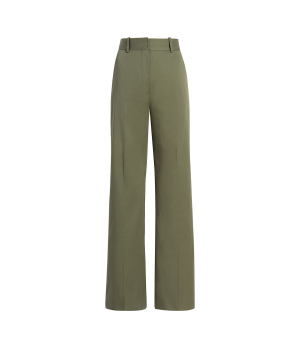 wide leg pant resale olive green 1