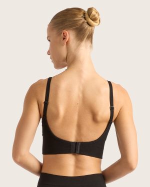 wireless low back bra black 1