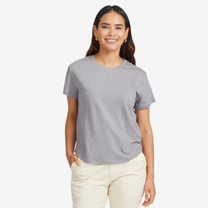 womens soft merino tee medium grey 1