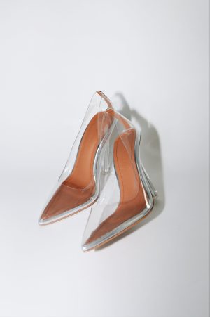 yonce glass pumps 1