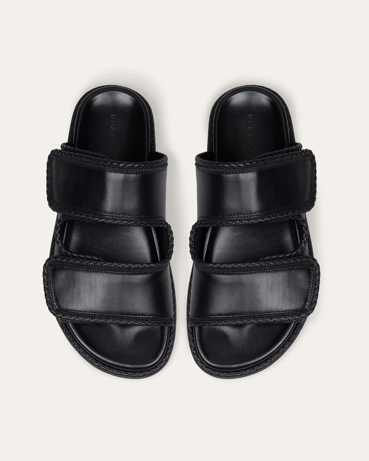 Braided Slide Black