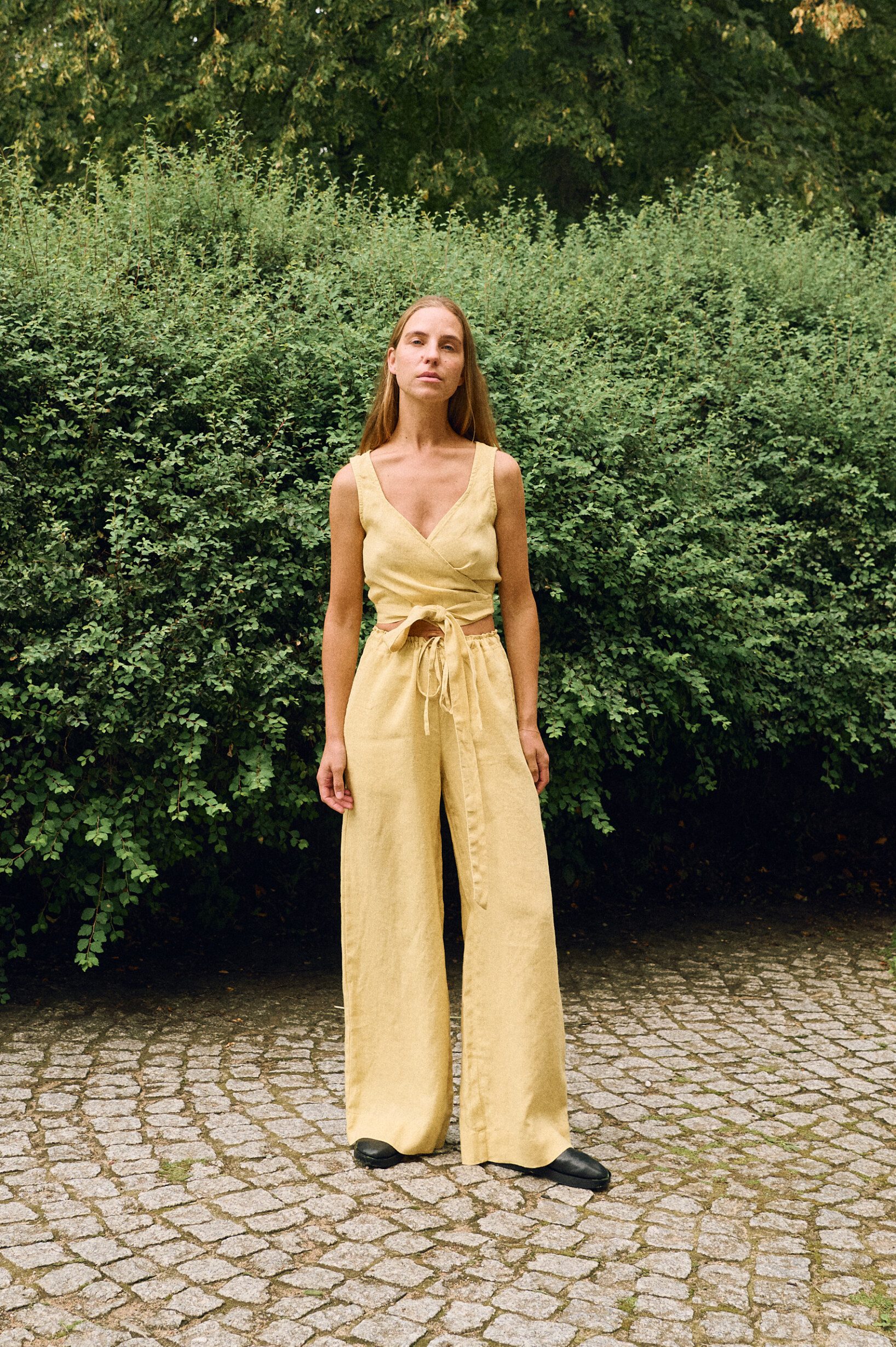 Drawstring Linen Pants Robbie