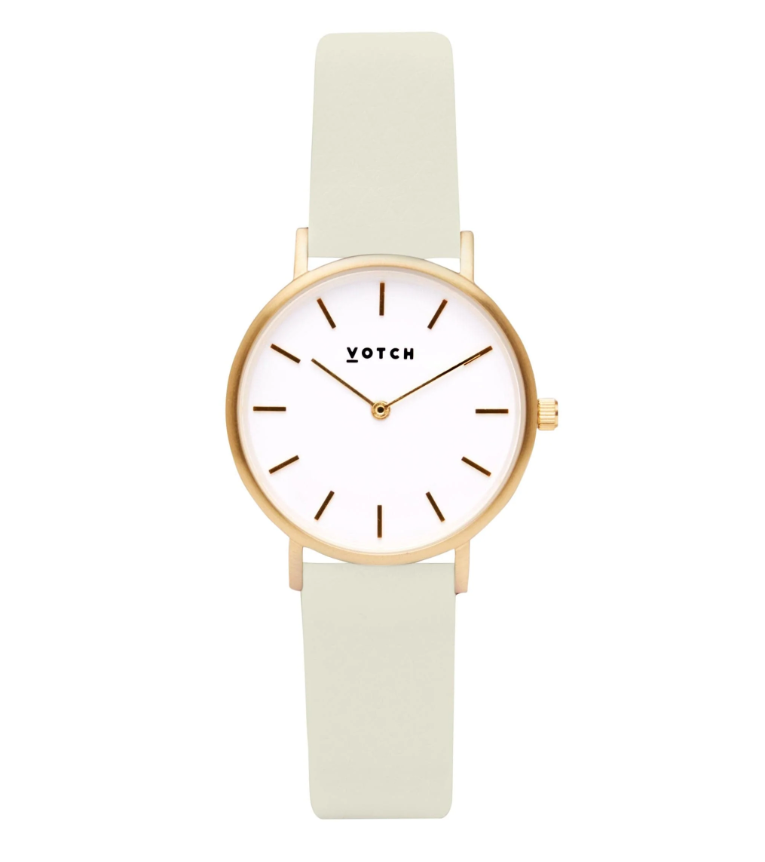 Gold Linen Watch Petite