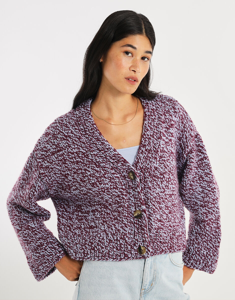 Twist Cardigan AMT Margaux Powder 03