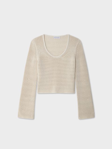 cotton tape fluted top 1