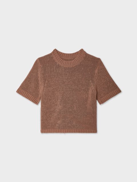 cotton tape t shirt clay 1
