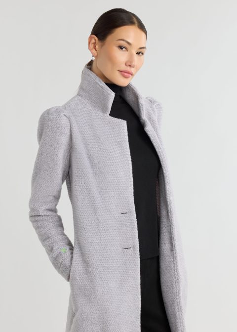 millbank coat in sherpa fleece heather grey 1