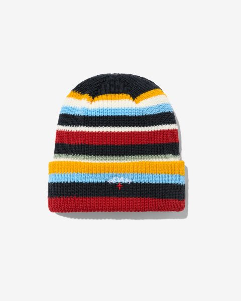 multi stripe beanie 1