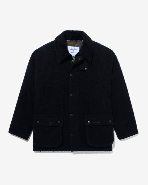 noah x barbour wool teddy bedale jacket 1