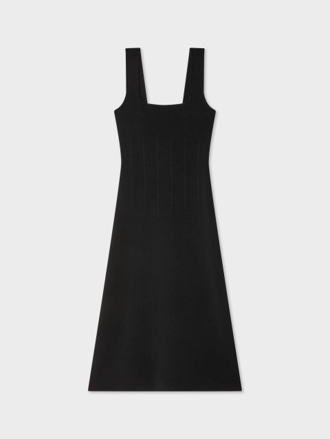 paperfine midi dress black 1