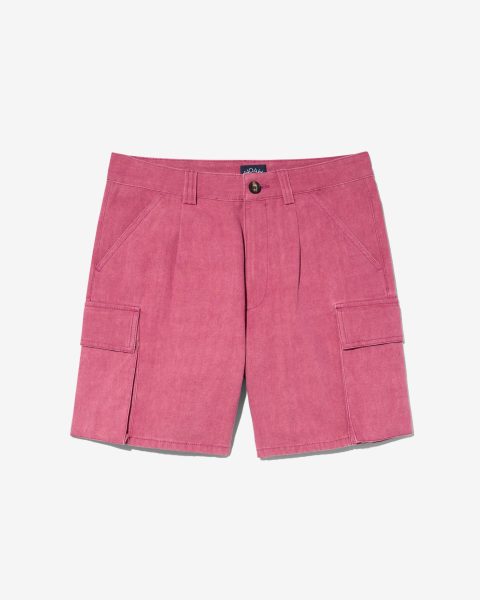 pleated cargo shorts 1