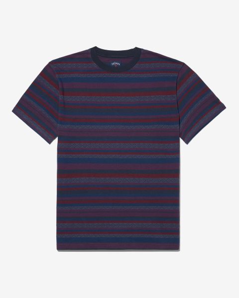 striped pointelle tee 1