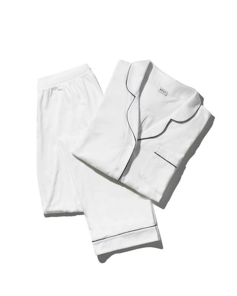 the long pj set white 1