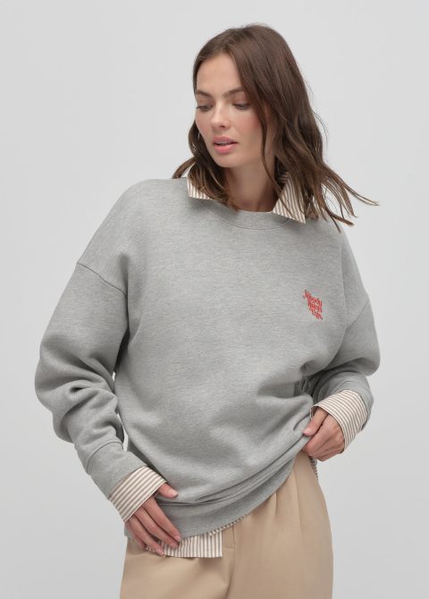 the nwt embroidery sweatshirt 1