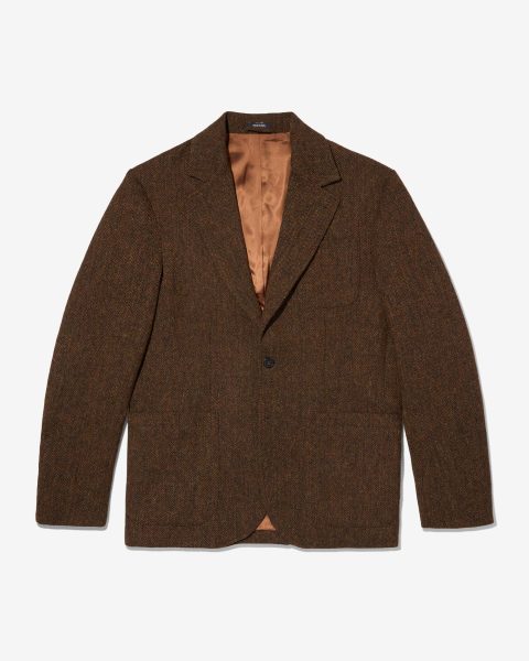 wool herringbone sack jacket 1