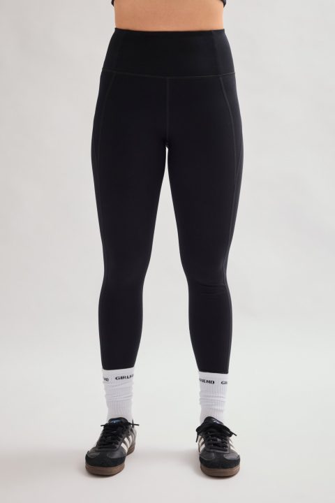 black compressive high rise legging 1