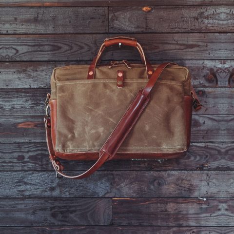 courier briefcase brush brown 1