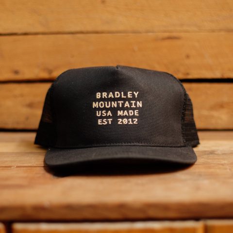 heritage trucker hat black 1