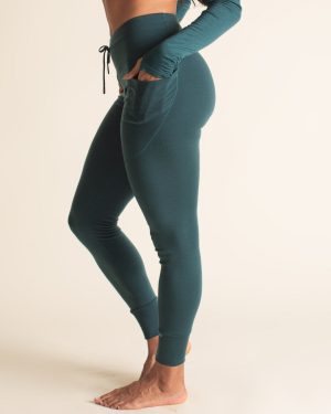 high waisted slim jogger 1