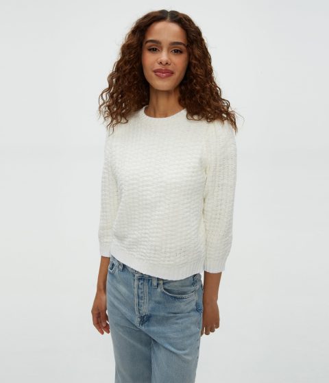 leonora puff sleeve sweater 1