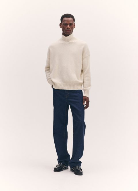 mens balla high neck in white undyed 1