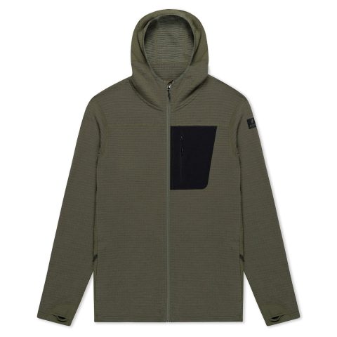 mens cloudripper merino grid fleece full zip jacket 1