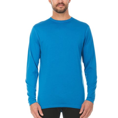 mens lightweight long sleeve 100 merino crew clearance 1