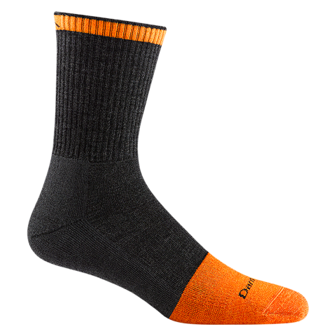 mens steely micro crew midweight work sock 1