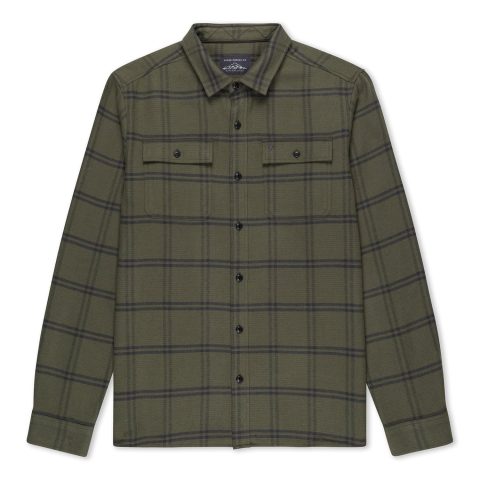 mens treeline flannel overshirt 1
