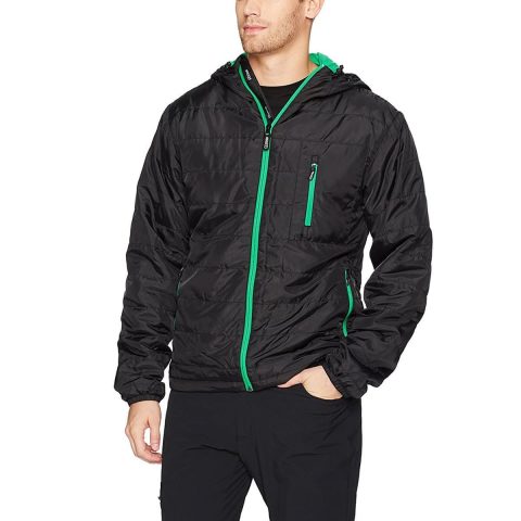 midweight mens hooded wool insulated jacket thermerino 1